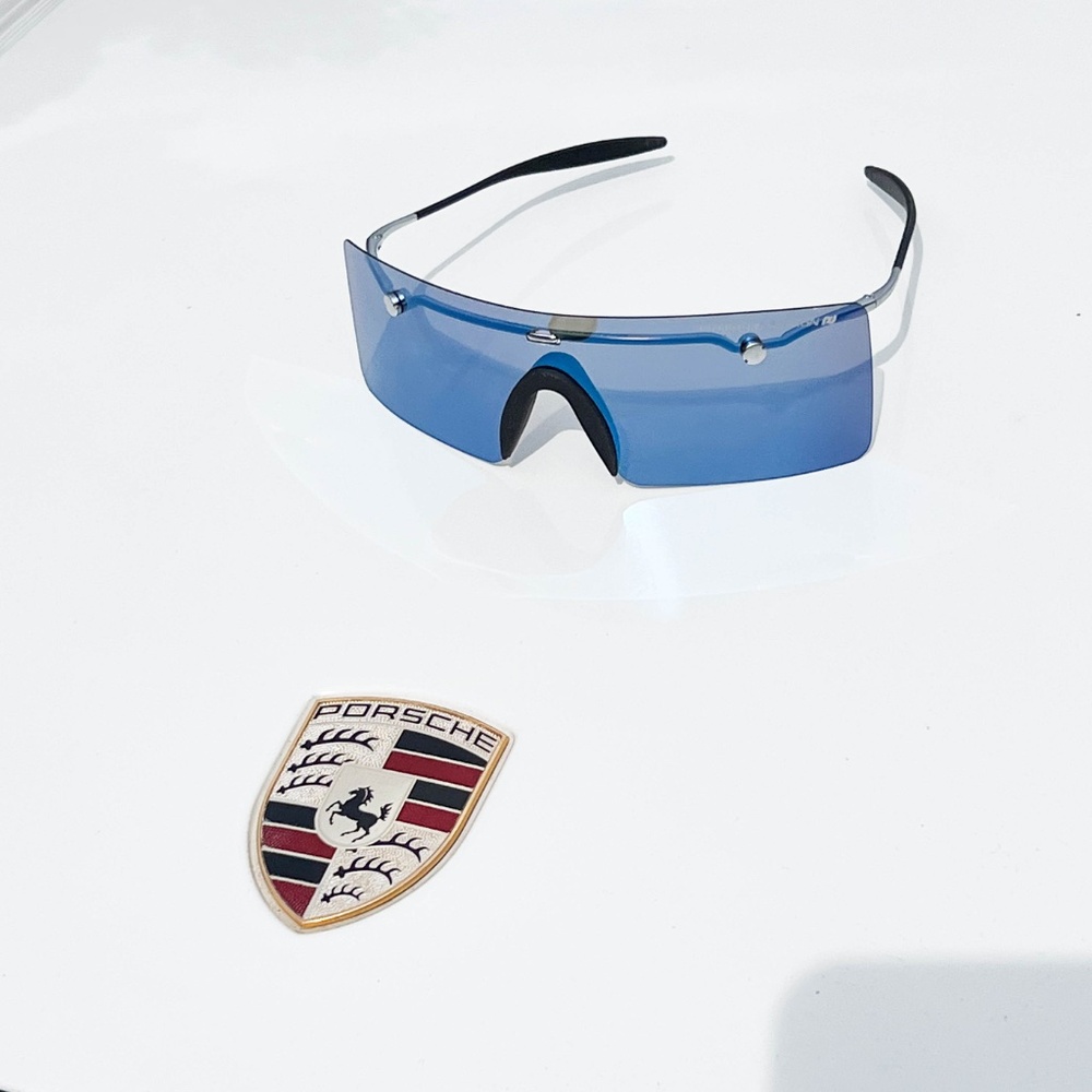 Super Rare Porsche Design By Carrera Foldable Shield Sunglasses